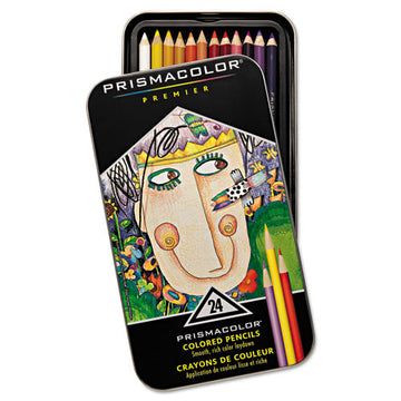 Prismacolor® Premier Colored Pencil, 3 Mm, 2b (#1), Assorted Lead-barrel Colors, 48-pack freeshipping - TVN Wholesale